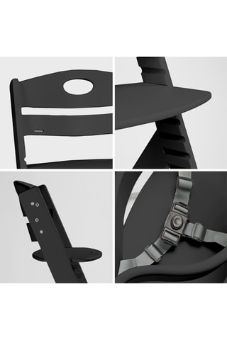 Massief Beukenhouten Kinderstoel XL Famille- Vanaf 6 maanden Tot 80 kg