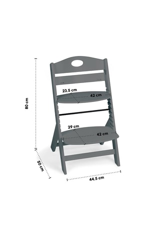 Massief Beukenhouten Kinderstoel XL Famille- Vanaf 6 maanden Tot 80 kg