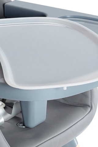 Hoge Houten Kinderstoel Scandi Grijs