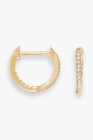 Orecchini a cerchio Perfect créoles - Oro giallo e diamanti