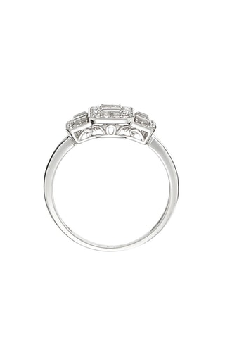 Anello Les princesses  -  Oro bianco e diamanti