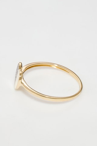 Anello Alvina - Oro giallo e diamanti - Muse