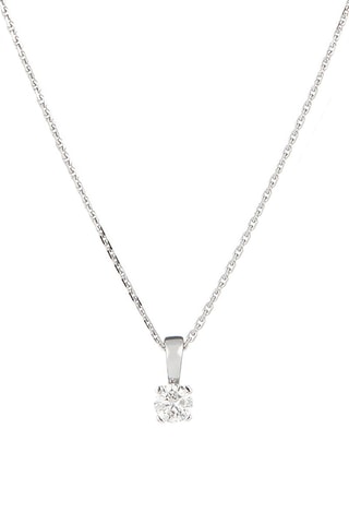 Ciondolo Mon Diamant - Oro bianco e diamante - Atelier du Diamant