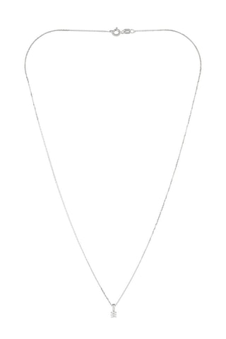 Ciondolo Mon Diamant - Oro bianco e diamante - Atelier du Diamant