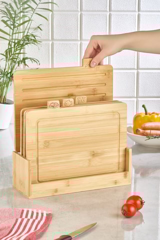 Tábua de cortar em bambu