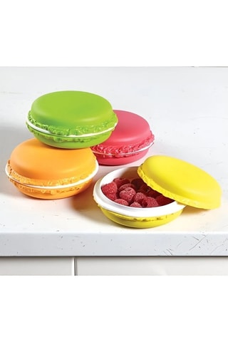 4 caixas de arrumação Bayev Makaron - 6 x 6 x 2 cm