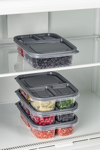 4 caixas de conservação - 15 x 24 x 5 cm