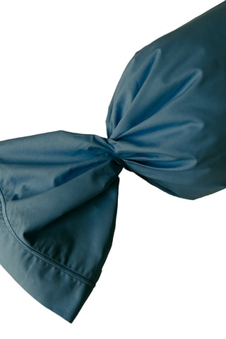 Federa cuscino alla francese in percalle di cotone 80 fili/cm² - Verde acqua