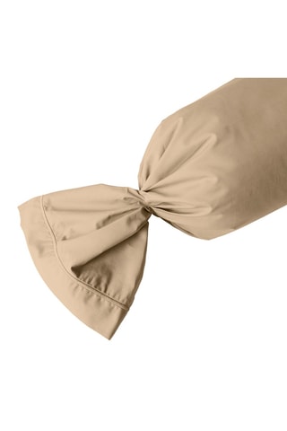 Federa cuscino alla francese in percalle di cotone 80 fili/cm² - Beige