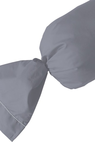 Federa cuscino alla francese in raso di cotone 120 fili/cm² - Grigio chiaro 