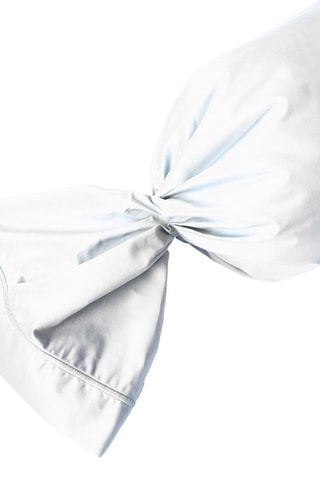 Federa cuscino alla francese in percalle di cotone 80 fili/cm² - 
Bianco