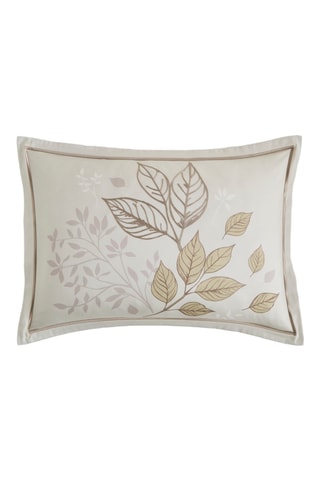 Federa in raso di cotone Hazel  - Crema