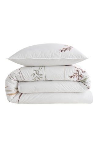 Parure copripiumino in cotone 80 fili/cm² - Bianco