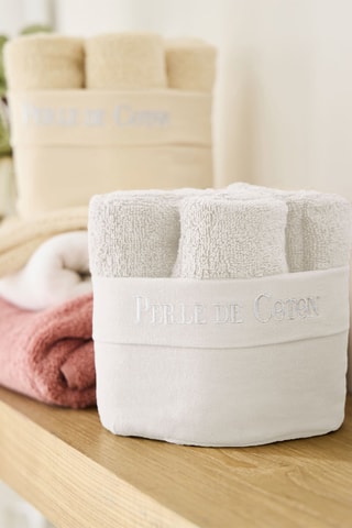 6 asciugamani ospite - Bianco - 50 x 30 cm