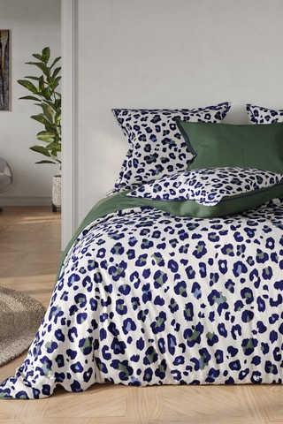 Parure copripiumino double face in cotone 57 fili/cm² Luma  - Bianco e nero