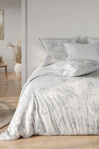 Parure copripiumino double face in cotone 57 fili/cm² Neora  - Bianco