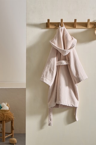 Accappatoio con cappuccio - Beige