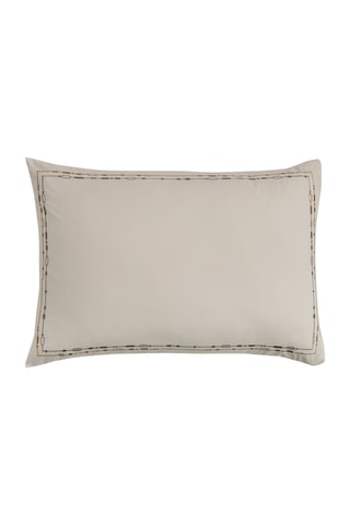 Cuscino Jewel - Bianco e dorato - 50 x 30 cm