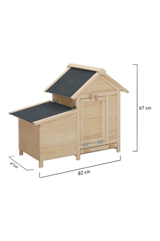 Poulailler Casita en bois avec pondoir intégré - 2 poules