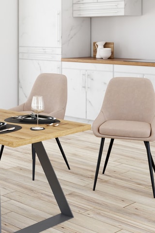 2 cadeiras Ornella - 47,5 x 79 x 54 cm