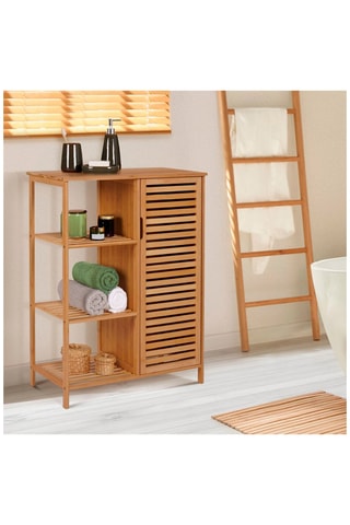 Móvel de casa de banho com 1 porta Maya - Natural