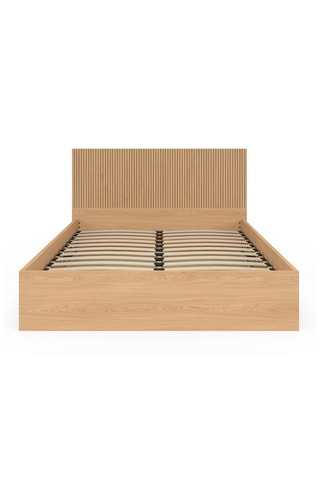 Cama com arrumação e sommier Faustine - Área de deitar 140 x 190 cm