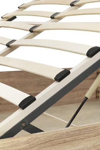 Cama com arrumação Sicilia - Imitação de madeira