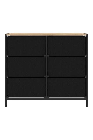 Cómoda 6 gavetas Iris - 80 x 30 x 70 cm