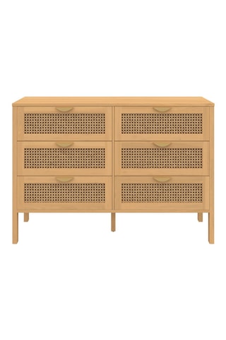 Cómoda 6 gavetas Eve - 118 x 80 x 40 cm