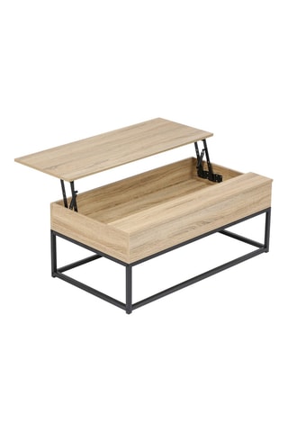 Mesa baixa ajustável Manufacture - Tampo em madeira - 99 x 55 x 41 cm