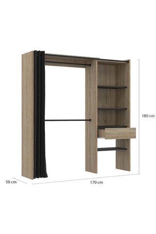 Dressing extensible - Naturel et noir