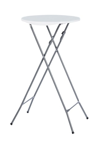 2 tables hautes pliables avec housse - 105 cm