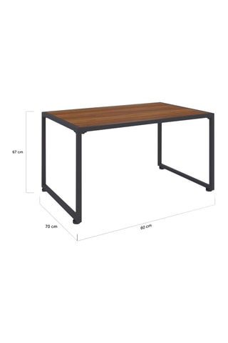 Conjunto de jardim de canto Ozéa 6 lugares em metal cinzento e corda