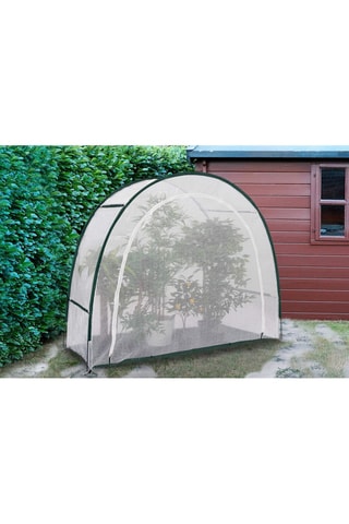 Serre d'hivernage demi-lune spéciale terrasse 200x80x170cm