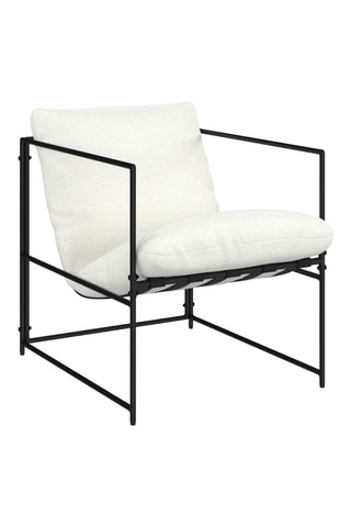 Fauteuil Penelope - Blanc et noir