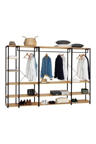 Closet com 3 prateleiras Iris - 167 x 60 x 40 cm