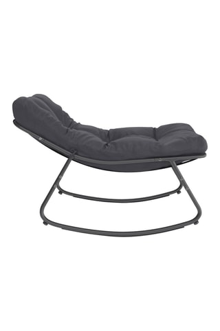 2 fauteuils de jardin à bascule - 108 x 64 x 73 cm