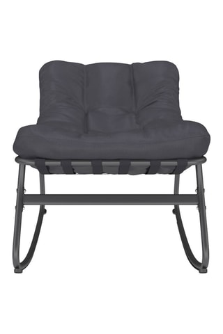 2 fauteuils de jardin à bascule - 108 x 64 x 73 cm