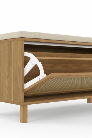 Banc à chaussures 6 paires Erin - 100 x 51 x 30 cm