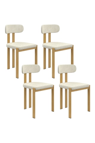 4 chaises Elsa - 77 x 44,5 x 43 cm