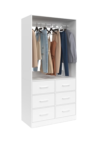 Dressing 6 tiroirs Uma - 167 x 80 x 40 cm