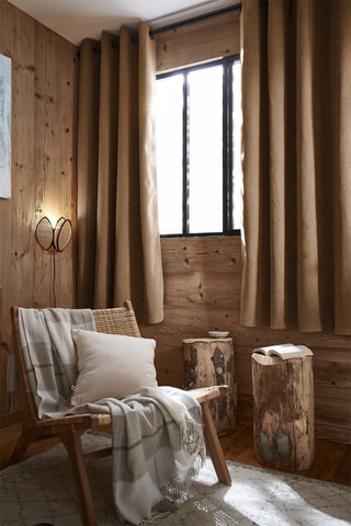 Cortina opaca Bjorn - Camel - 140 x 180 cm