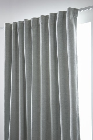 Cortina opaca Bjorn - Verde agua - 140 x 260 cm