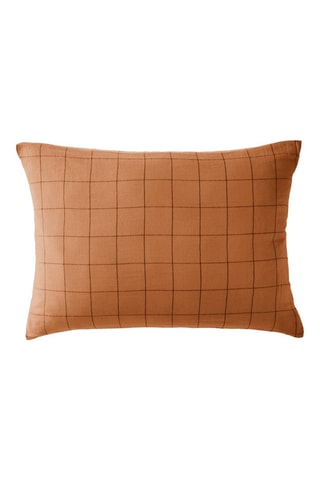 Funda de almohada Gaïa Match - Albaricoque