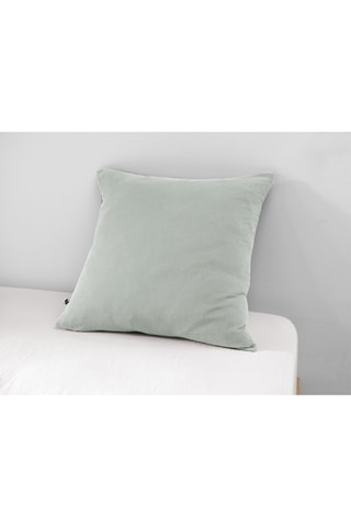 Funda de almohada de algodón 125 hilos/cm² Gaïa - Verde