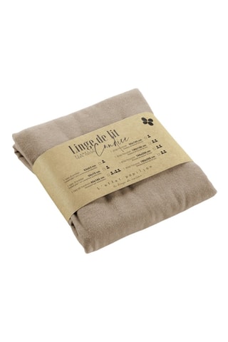 Funda de almohada Candice - Beige oscuro