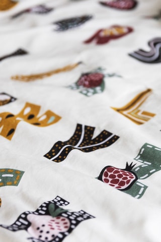 Juego de nórdico de algodón Farandole - Blanco