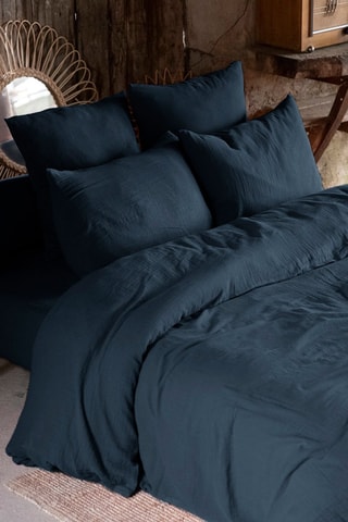 Housse de couette 125 g/m² Gaïa - Minuit