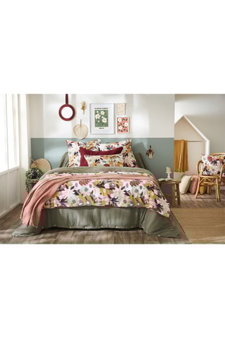 Edredón Léane - Rosa y gris