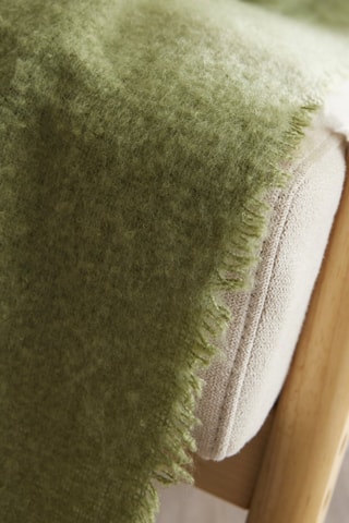 Manta Melia - Verde oliva - 130 x 170 cm